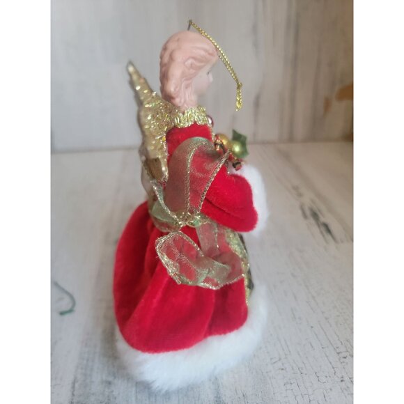 Vintage mini cherub Angel Tree Topper Xmas home decor - Picture 4 of 5